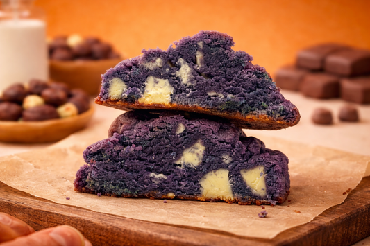 Cookie Ube Chocolat Blanc